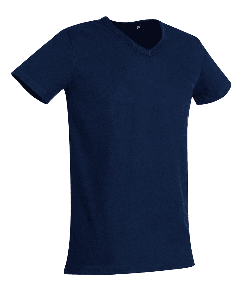 T-shirt uomo collo V Slim Stedman ST9010 7 T-shirt uomo collo V Slim Stedman ST9010 blu notte