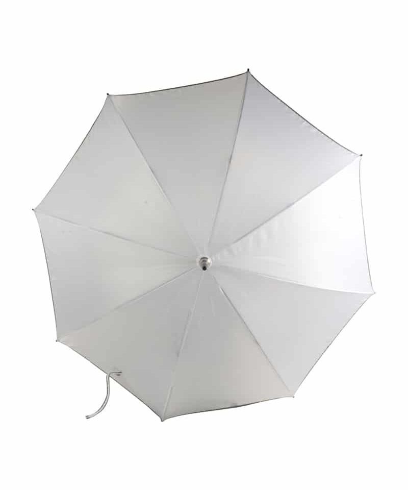Ombrello automatico catarifrangente con torcia nel manico 12502 15 Ombrello automatico con torcia nel manico bordo catarifrangente 12502 bianco top