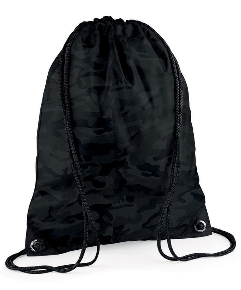 Sacca Portascarpe Nylon BagBase BG10 70 SACCA-PORTASCARPE-NYLON-BAGBASE-BG10-camouflage-nero