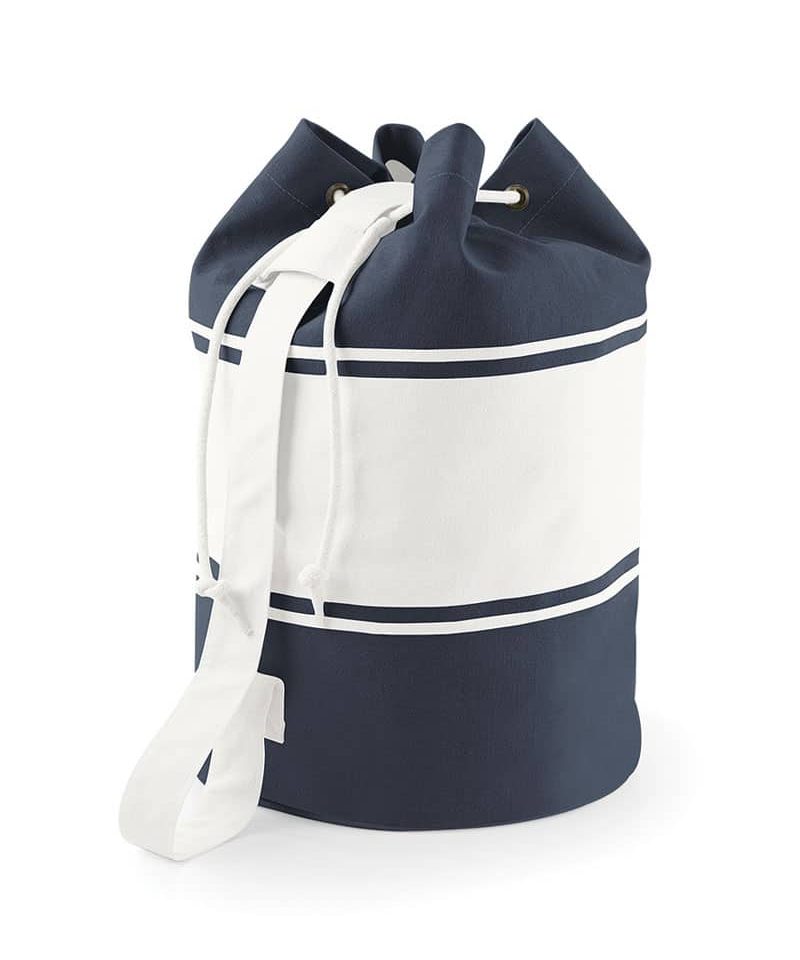Sacca-Mare-bicolore-Quadra-QD27-blu-navy-bianca