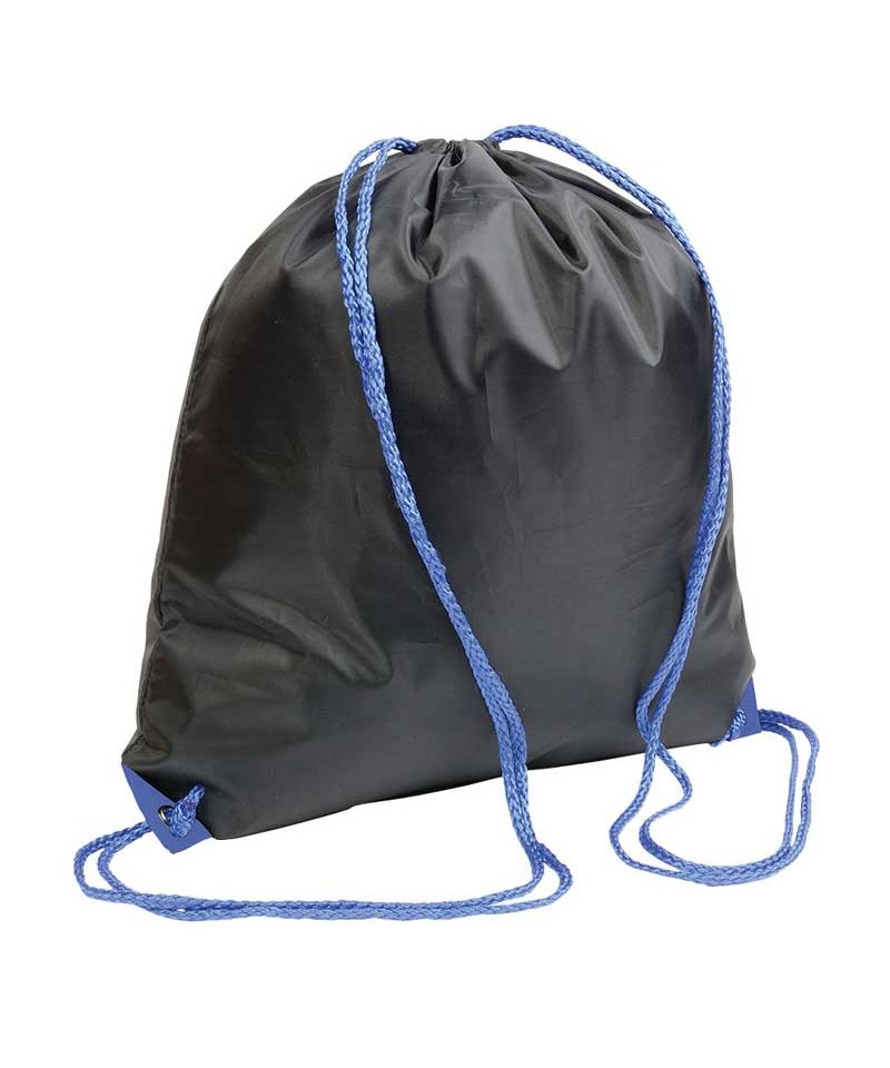 Sacca Portascarpe Nera con cordini a contrasto 18128 10 Sacca-portascarpe-zaino-nero-con-cordini-in-contrasto-BYB-18128-blu-royal