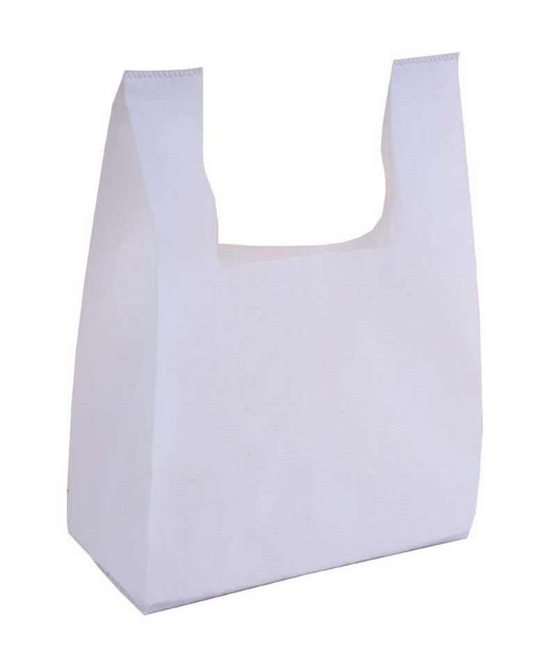Shopper in TNT termosaldato 11134 13 Shopper in TNT termosaldato BYB 11134 bianco