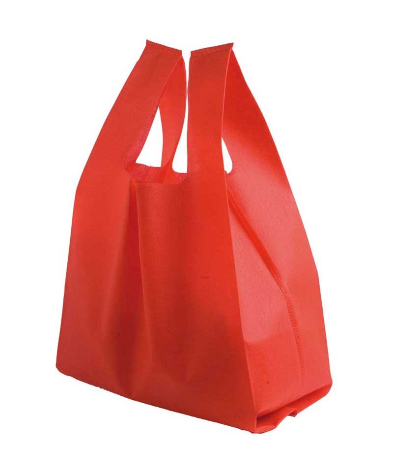 Shopper in TNT termosaldato 11134 16 Shopper in TNT termosaldato BYB 11134 rosso