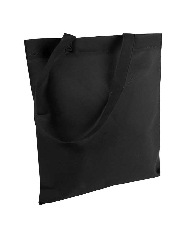 Shopper TNT termosaldato 11107 29 Shopper in TNT termosaldato manici lunghi BYB 11107 nero