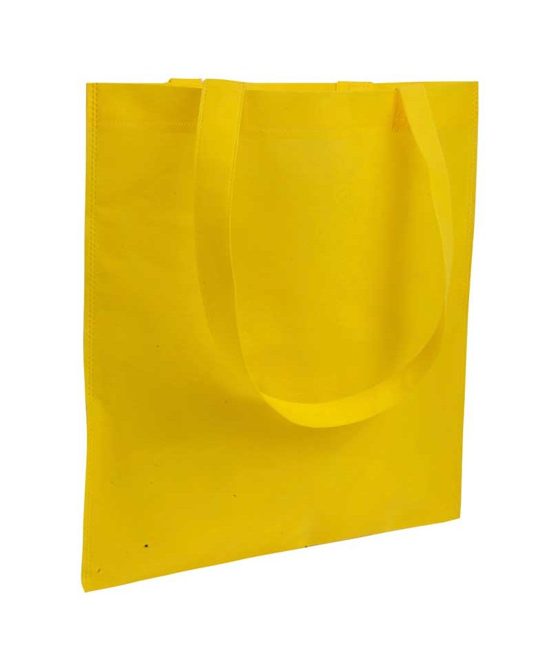 Shopper personalizzate online TNT manici lunghi BYB 00567 giallo