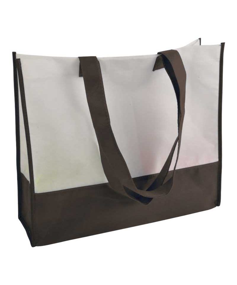 Shopper personalizzate online in TNT bicolore BYB 14110 bianco nero
