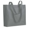 Shopper in TNT cucito con soffietto 06119 2 Shopper personalizzate online in TNT cucito BYB 06119 grigio