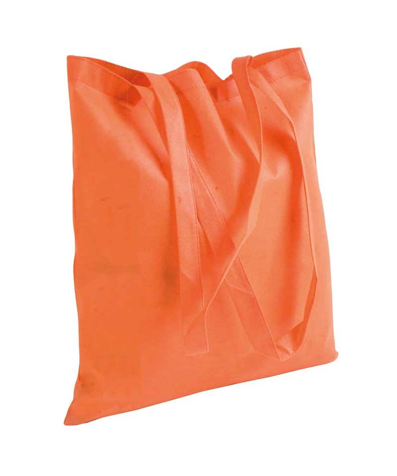 Shopper personalizzate online in TNT manici lunghi BYB 00567 arancio