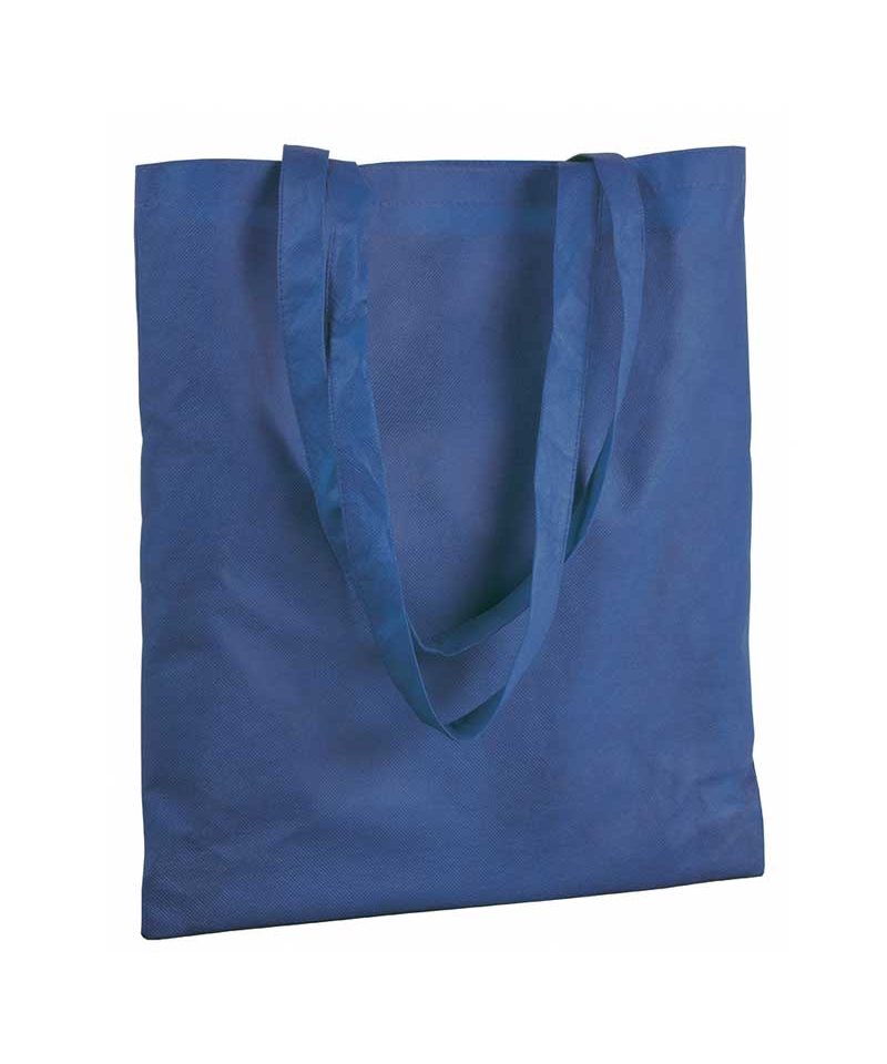 Shopper personalizzate online in TNT manici lunghi BYB 00567 blu