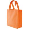 Mini Shopper in TNT cucito manici corti e soffietto 06115 2 Shopper personalizzate online in TNT mini BYB 06115 arancio