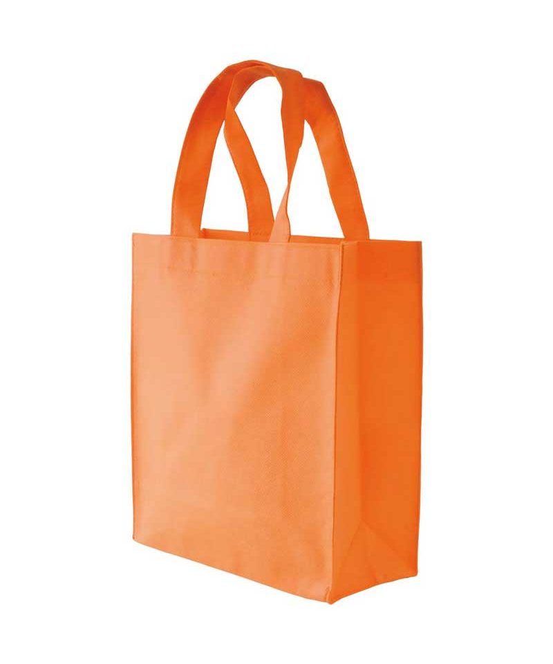 Mini Shopper in TNT cucito manici corti e soffietto 06115