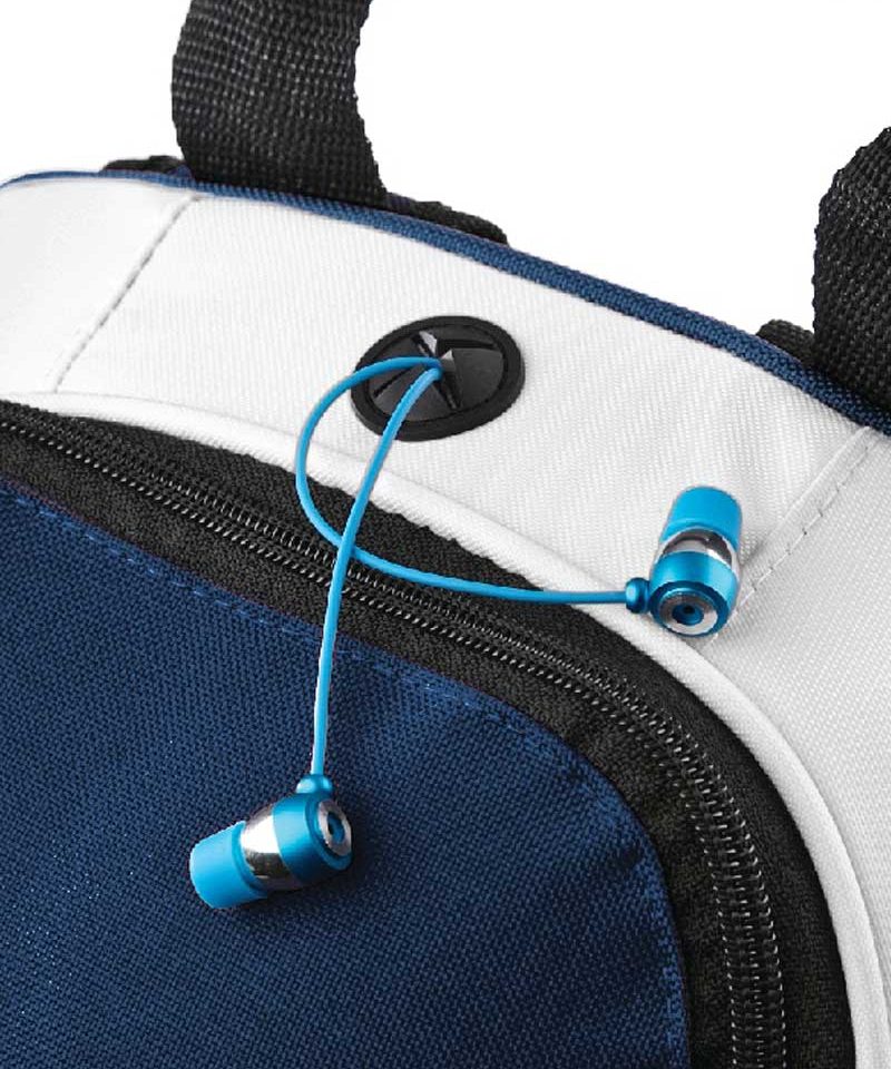 Zaino Multitasca Bicolore Bagbase BG571 14 Zaino-multitasche-Bagbase-BG571--blu-bianco-nero-auricolari