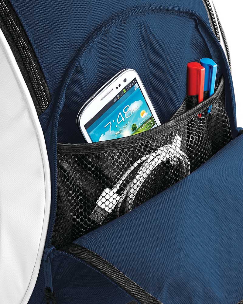 Zaino Multitasca Bicolore Bagbase BG571 9 Zaino-multitasche-Bagbase-BG571-blu-bianco-nero-tasca