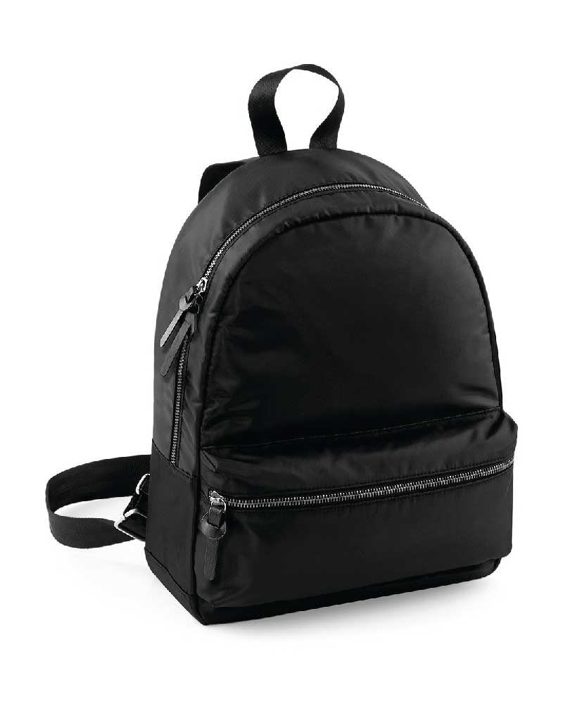 Zaino Mini Nero Bagbase BG866 4 Zaino Mini Nero Bagbase BG866