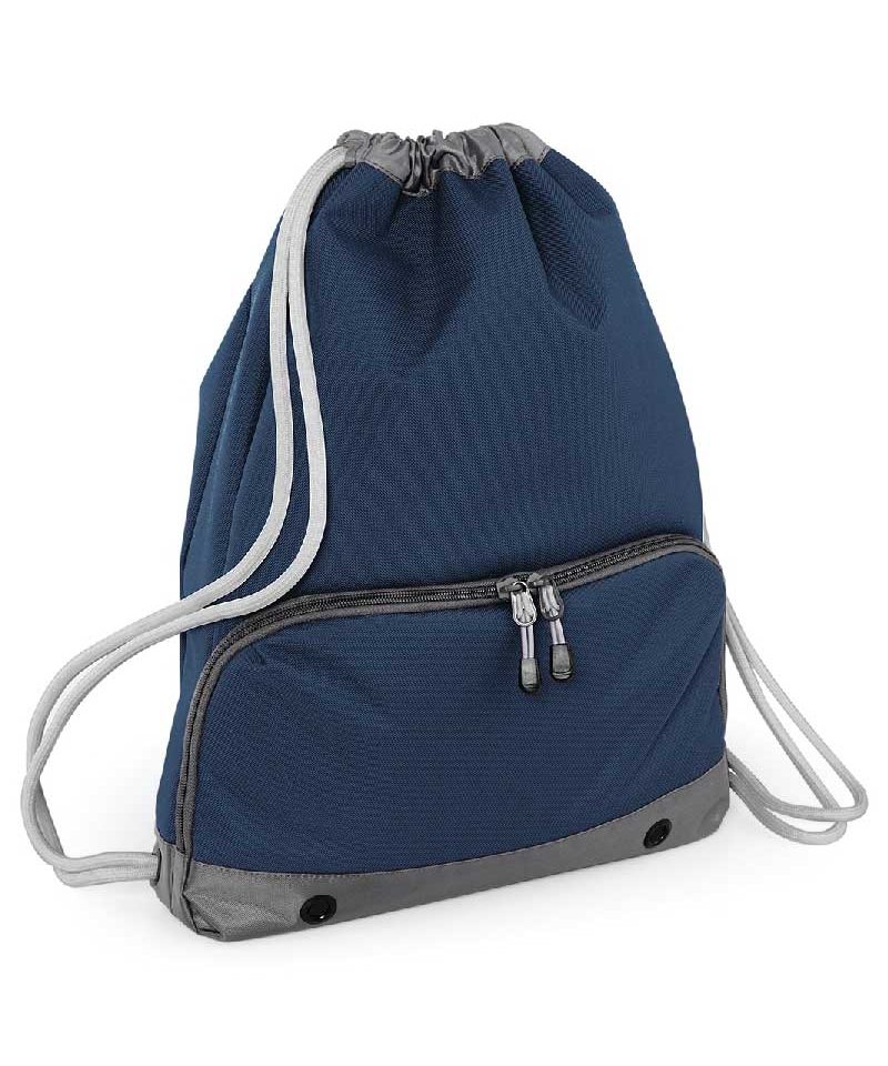 Zaino portascarpe con Tasca Frontale Bagbase BG542 18 sacca-portascarpe-con-tasca-frontale-Bagbase-BG542-blu-navy