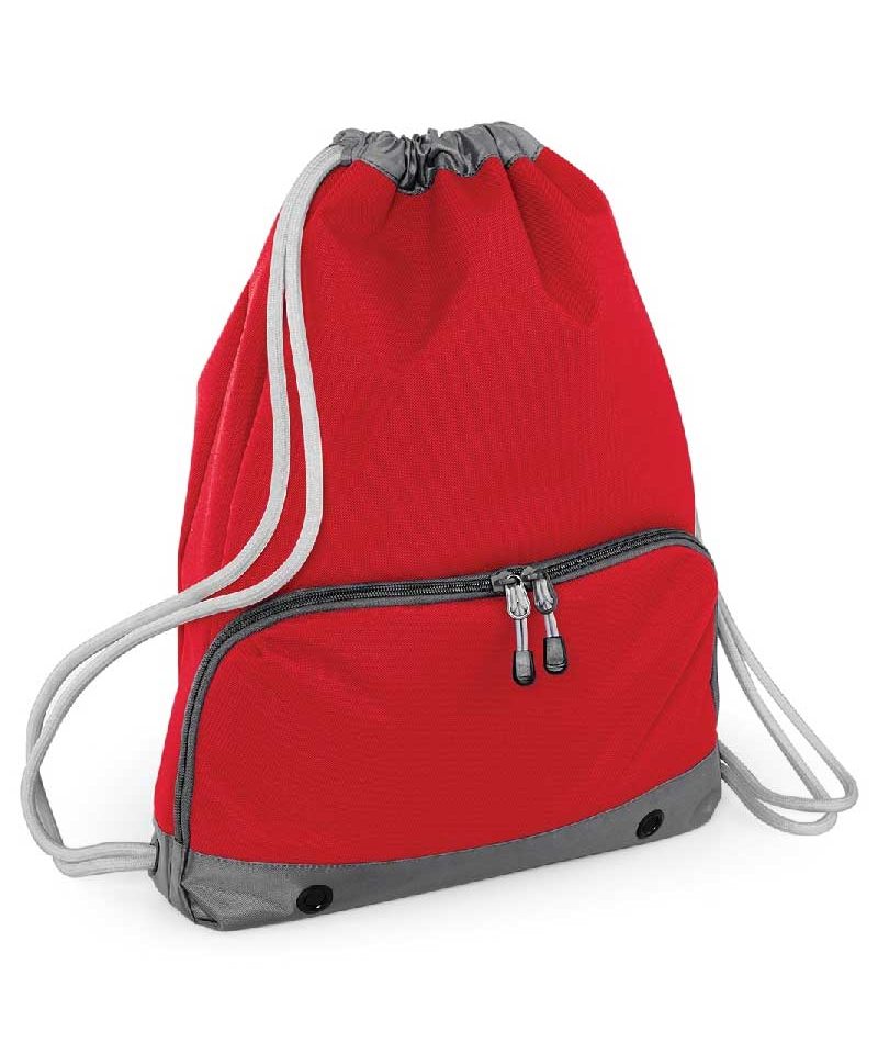 Zaino portascarpe con Tasca Frontale Bagbase BG542 15 sacca-portascarpe-con-tasca-frontale-Bagbase-BG542-rosso-classico