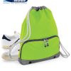 Zaino portascarpe con Tasca Frontale Bagbase BG542 2 sacca-portascarpe-con-tasca-frontale-Bagbase-BG542-verde-lime