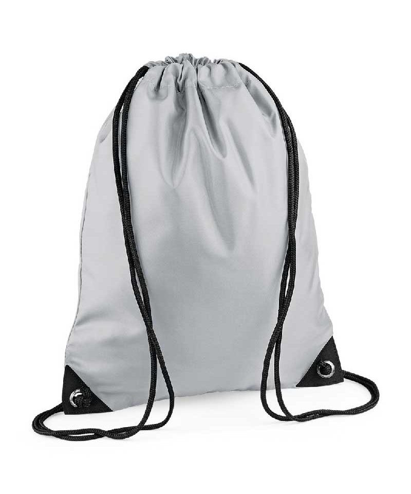 Sacca Portascarpe Nylon BagBase BG10 65 sacca portascarpe nylon Bagbase BG10 grigio chiaro