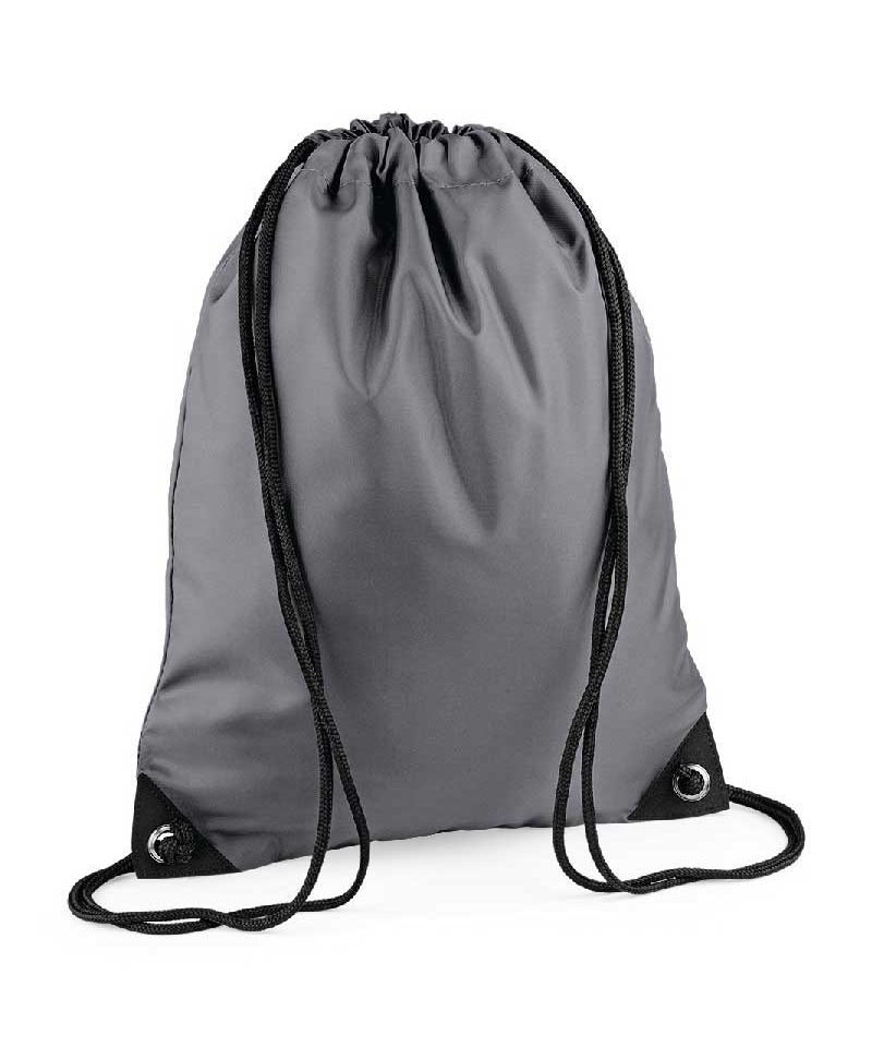 Sacca Portascarpe Nylon BagBase BG10 66 sacca portascarpe nylon Bagbase BG10 grigio graffite