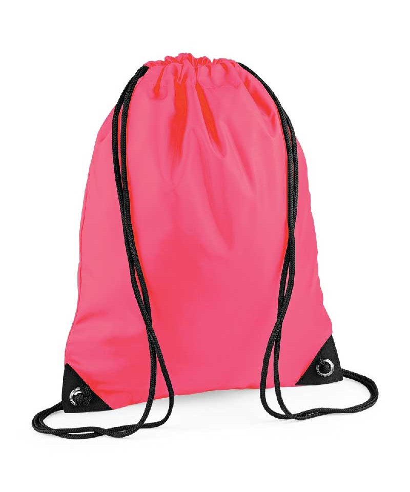 Sacca Portascarpe Nylon BagBase BG10 47 sacca portascarpe nylon Bagbase BG10 rosa fluo