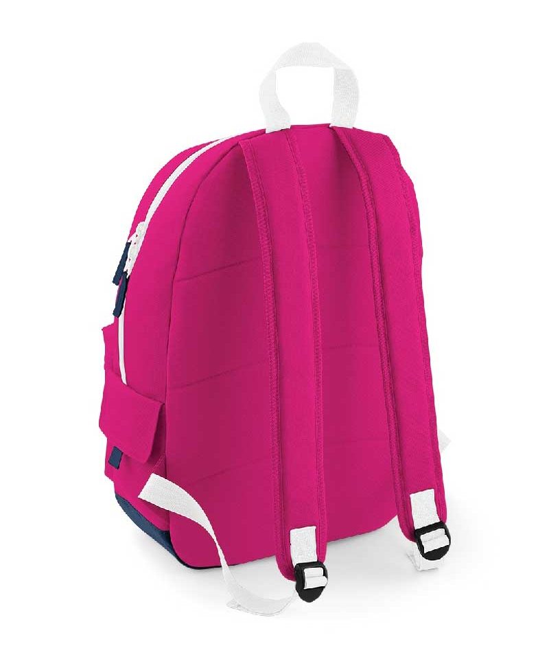 Zaino Multitasca Bagbase BG825 14 zaino-con-tasca-frontale-Bagbase-BG825-fucsia-retro