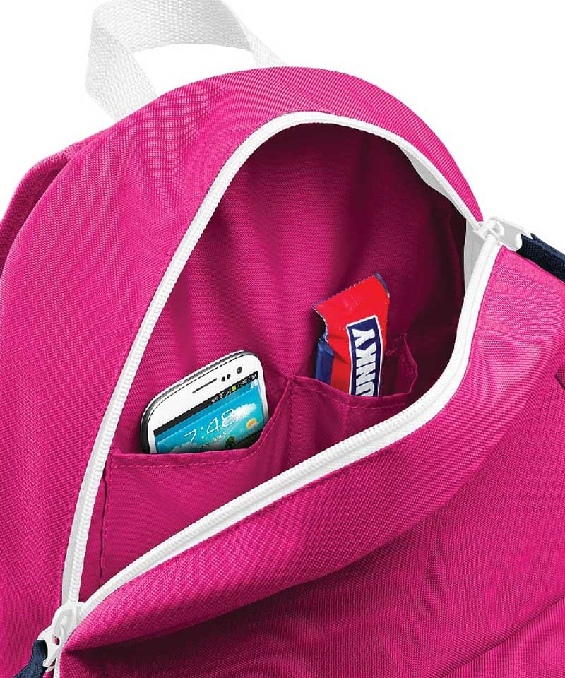 Zaino Multitasca Bagbase BG825 16 zaino-con-tasca-frontale-Bagbase-BG825-fucsia-tasca