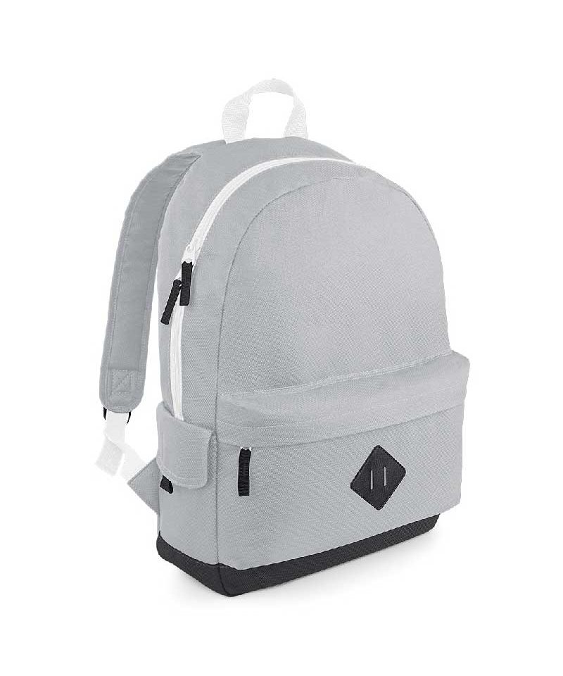 Zaino Multitasca Bagbase BG825 12 zaino-con-tasca-frontale-Bagbase-BG825-grigio-chiaro