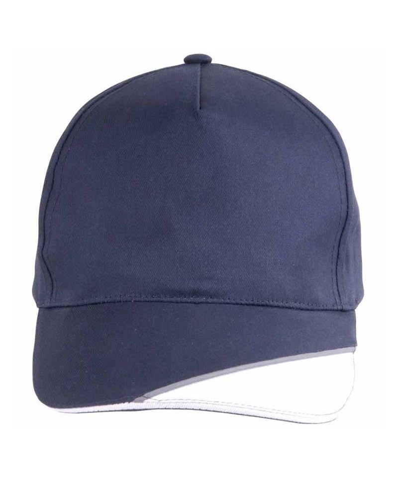 Cappellino Baseball Bicolore 12302 12 Cappellino Baseball Bicolore 12302 bianco blu navy