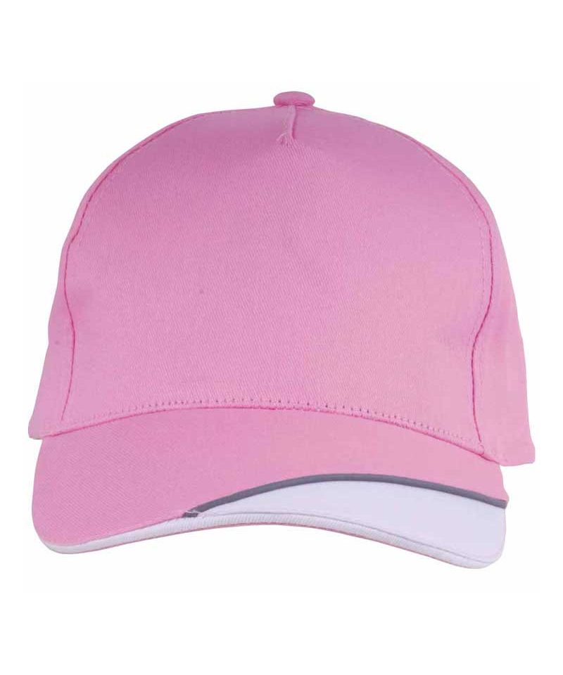Cappellino Baseball Bicolore 12302 17 Cappellino Baseball Bicolore 12302 rosa bianco