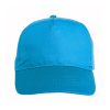 Cappellino Baseball bambino 5 pannelli in poliestere 16303 2 Cappellino-Baseball-bambino-5-pannelli-in-poliestere-16303-turchese-fronte