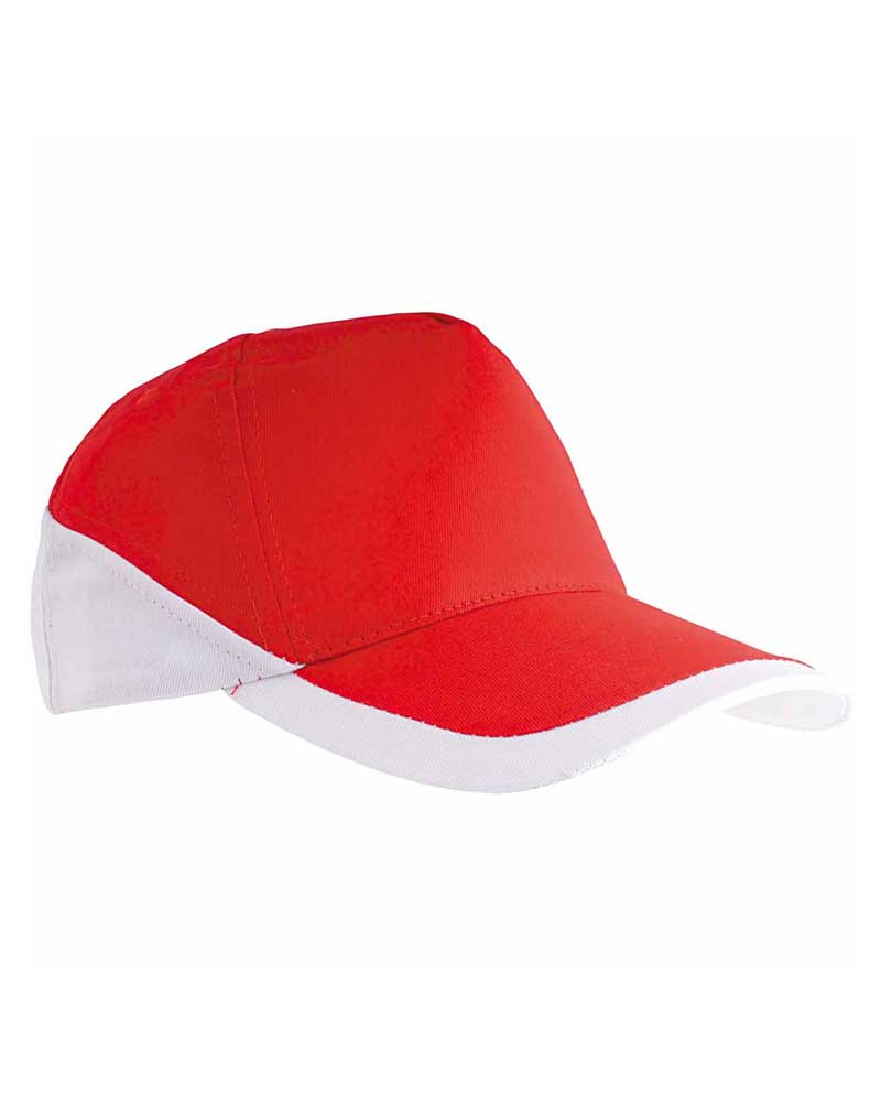 Cappellino baseball bicolore 5 pannelli in cotone 07308 6 Cappellino baseball bicolore 5 pannelli in cotone 07308 - immagine 4
