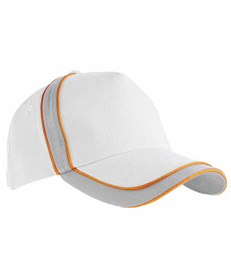 Cappellino Baseball Bicolore Leggero 09303 11 Cappellino Baseball leggero inserto a contrasto 09303 arancio