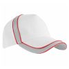 Cappellino Baseball Bicolore Leggero 09303 2 Cappellino Baseball leggero inserto a contrasto 09303 rosso