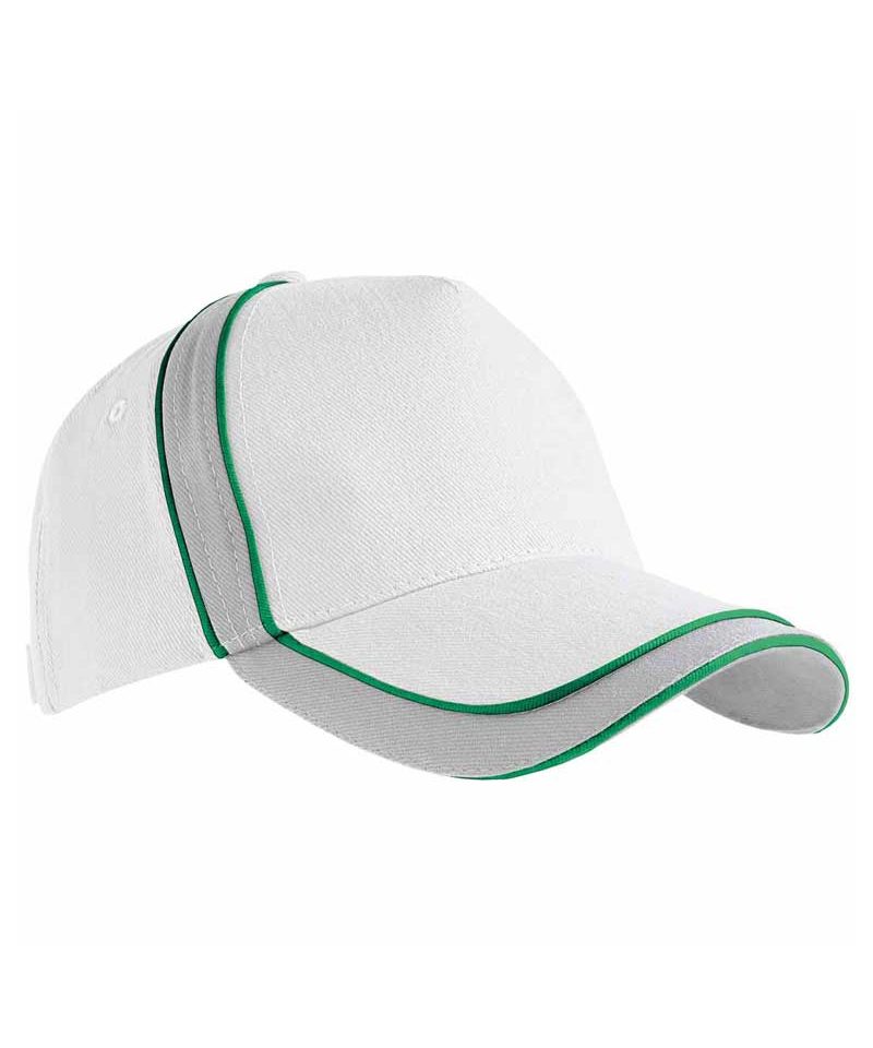 Cappellino Baseball Bicolore Leggero 09303 17 Cappellino Baseball leggero inserto a contrasto 09303 verde