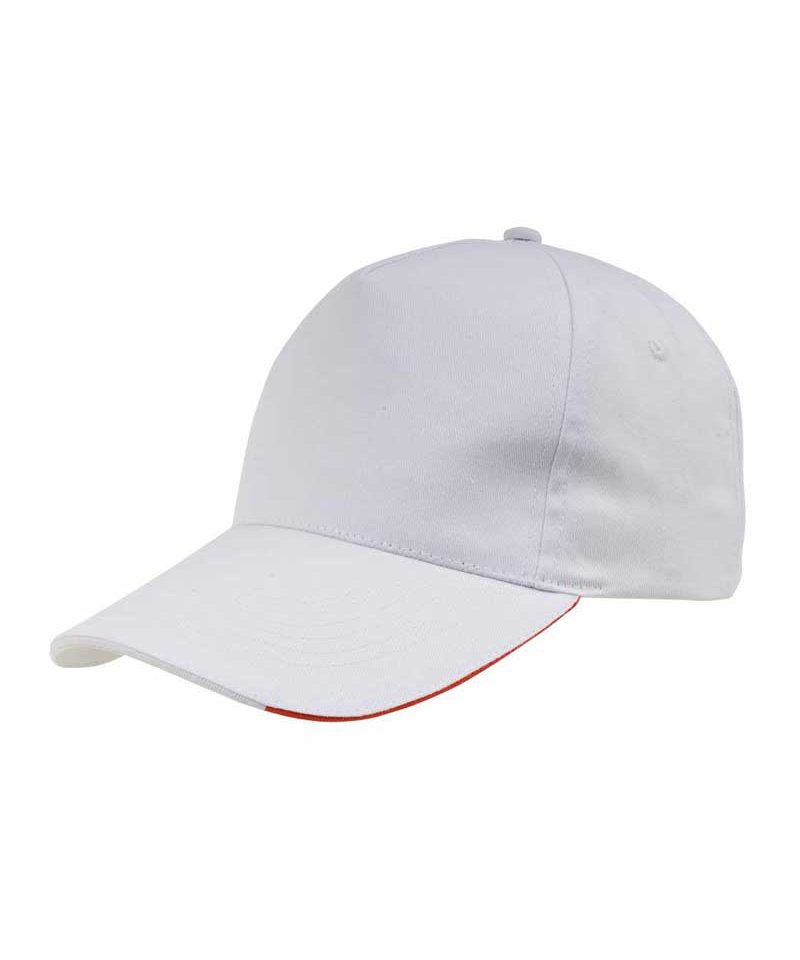 Cappellino-Baseball-tricolore-Italiano-10305-bianco