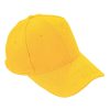 Cappellino Baseball 6 pannelli cotone pesante con fibbia 00130 2 Cappellino a 6 pannelli in cotone pesante spazzolato con visiera precurvata. Regolazione a fibbia 00130 giallo