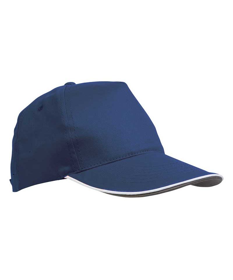 Cappellino Baseball 5 pannelli cotone leggero 15304 12 Cappellino baseball 5 pannelli in cotone leggero 15304 blu navy