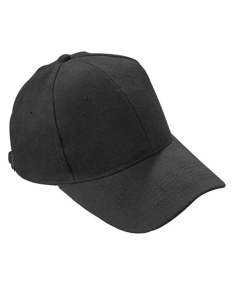 Cappellino Baseball 6 pannelli cotone pesante con Velcro 16304 12 Cappellino baseball 6 pannelli in cotone pesante con chiusura in velcro 16304 nero