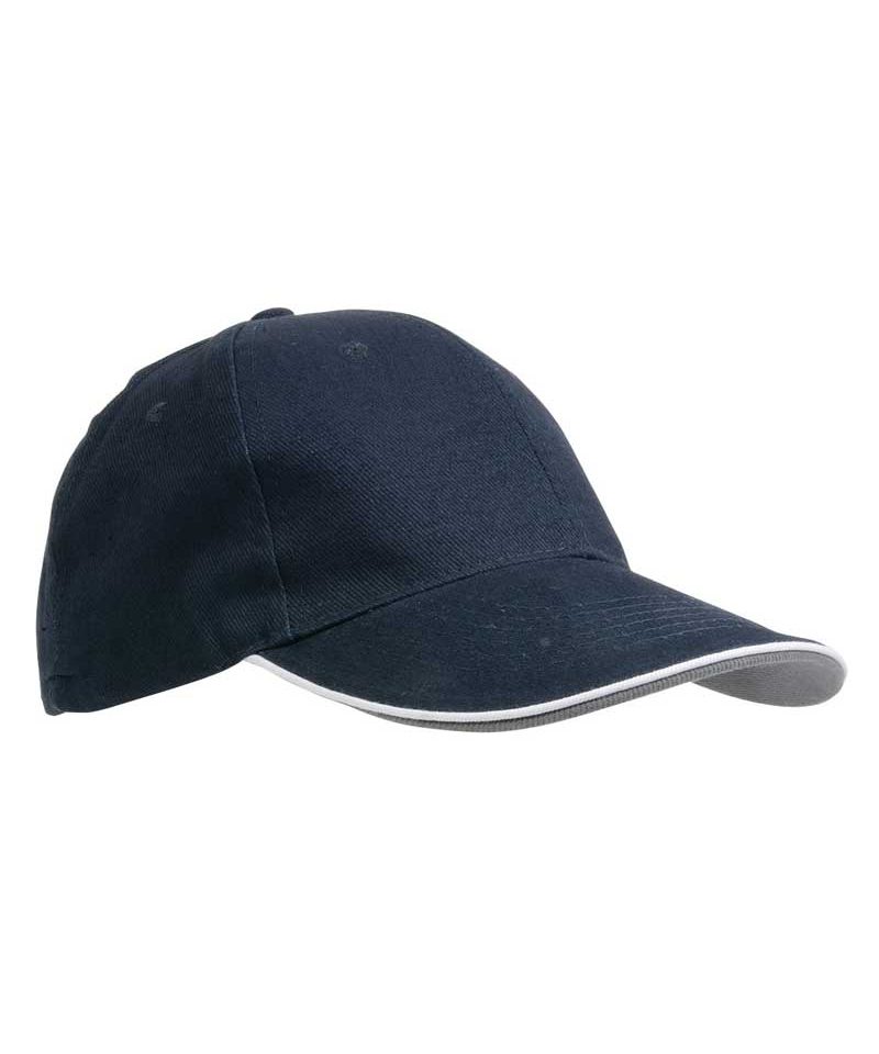 Cappellino Baseball 6 pannelli 15303 12 Cappellino-baseball-6-pannelli-in-cotone-pesante-con-chiusura-velcro-15303-blu-grigio
