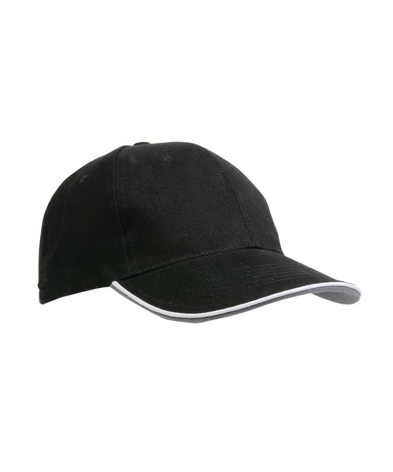 Cappellino Baseball 6 pannelli 15303 11 Cappellino-baseball-6-pannelli-in-cotone-pesante-con-chiusura-velcro-15303-nero