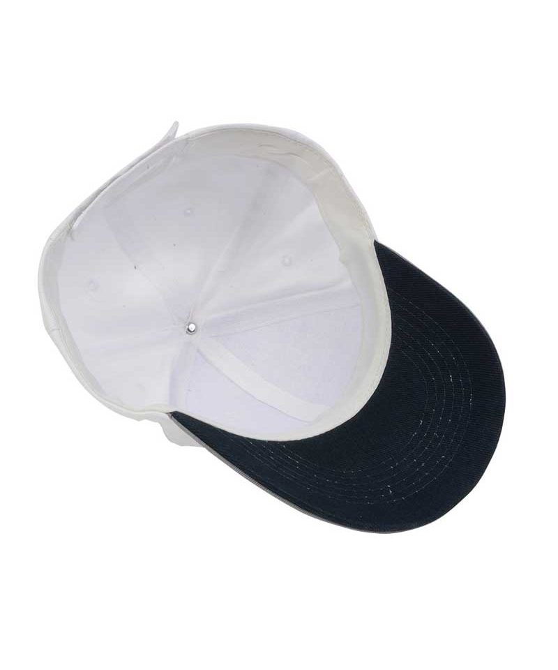 Cappellino Baseball 6 pannelli 15303 9 Cappellino-baseball-6-pannelli-in-cotone-pesante-con-chiusura-velcro-bianco-blu-interno