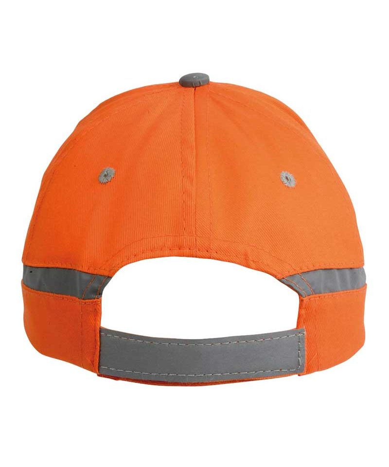 Cappellino Baseball Alta Visibilità 04046 6 Cappellino personalizzato Baseball ad alta visibilità 04046 retro