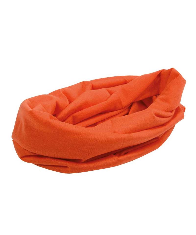 Fascia-collo-personalizzata-elasticizzata-tinta-unita-Multifunzione-06307-arancio