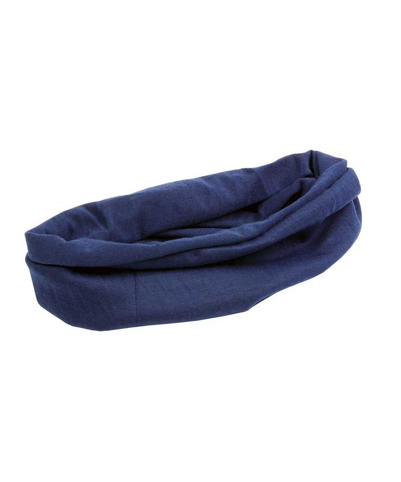 Fascia-collo-personalizzata-elasticizzata-tinta-unita-Multifunzione-06307-blu-navy