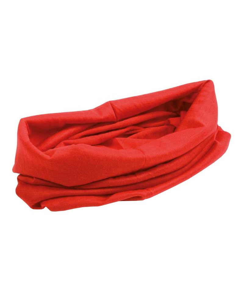 Fascia-collo-personalizzata-elasticizzata-tinta-unita-Multifunzione-06307-rosso