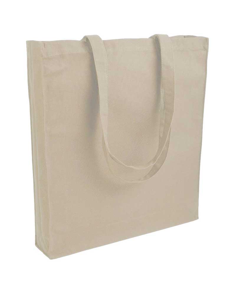Shopper cotone pesante manici lunghi con soffietto 07125 (min 50pz) 4 Shopper cotone pesante manici lunghi con soffietto 07125 (min 50pz) - immagine 2