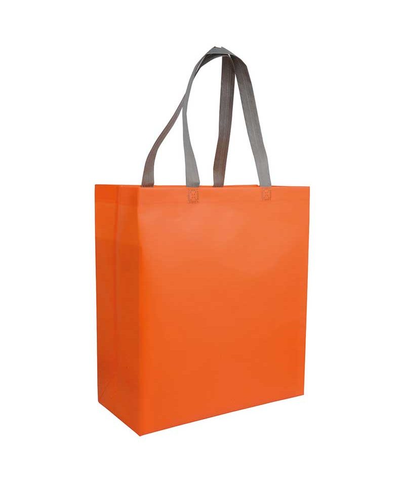 Shopper in TNT laminato con soffietto 26x32x9cm 16121