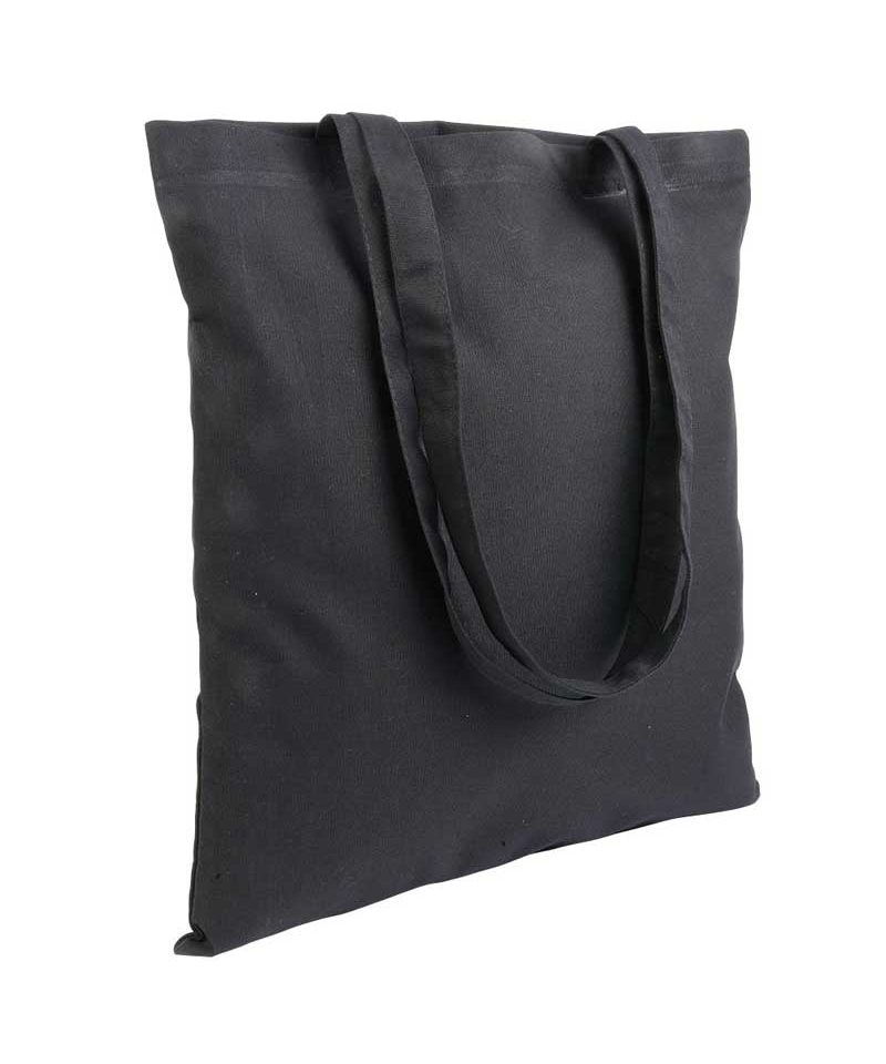 Shopper personalizzate in canvas BYB 07106 nero