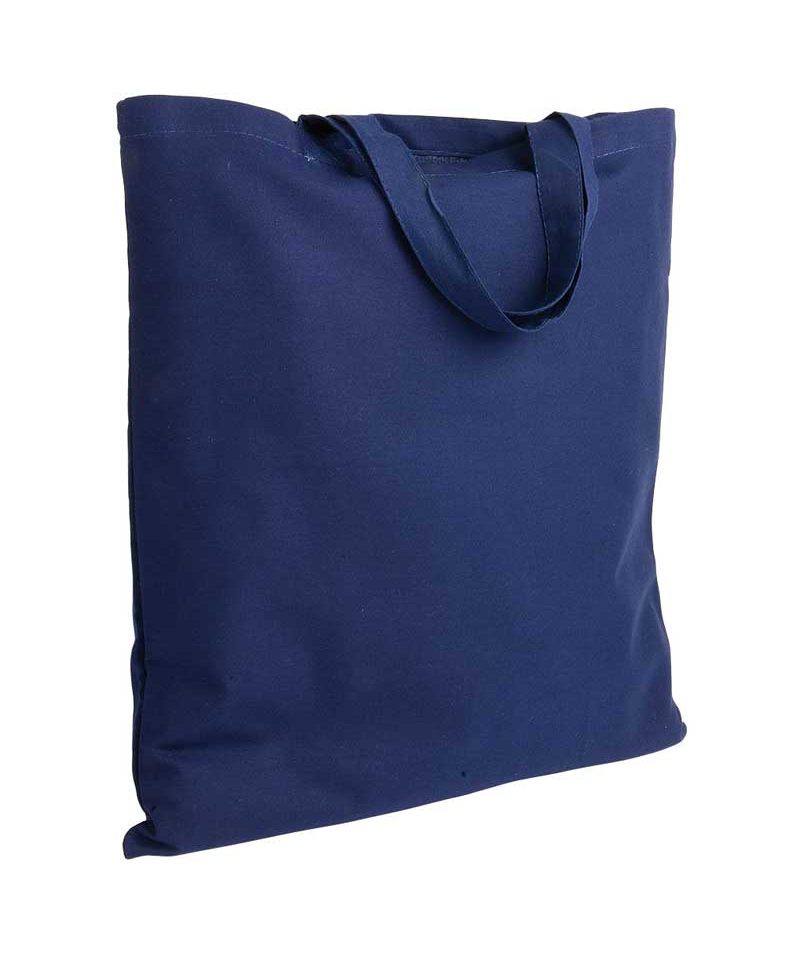 Shopper personalizzate in cotone medio manici corti BYB 00512 blu navy 1