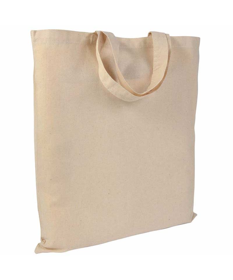 Shopper personalizzate in cotone medio manici corti BYB 00512 naturale 1